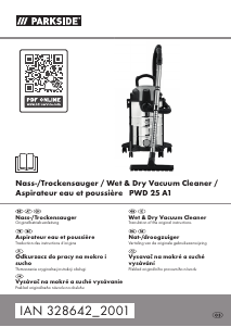 Mode d’emploi Parkside PWD 25 A1 Aspirateur