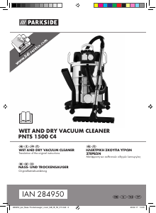 Manual Parkside IAN 284950 Vacuum Cleaner