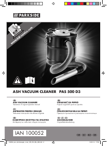 Manual Parkside PAS 500 D3 Vacuum Cleaner