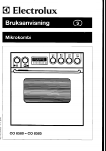 Bruksanvisning Electrolux CO6565WS Ugn