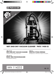 Manual Parkside IAN 114252 Vacuum Cleaner