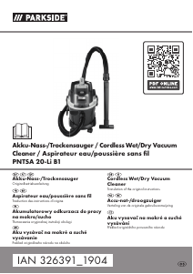 Manual Parkside IAN 326391 Vacuum Cleaner