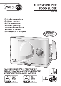 Instrukcja Switch On 130 W Krajalnica