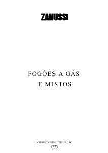 Manual Zanussi ZC631GX Fogão