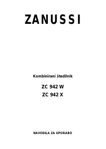Priročnik Zanussi ZC631GB Obseg