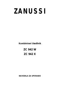 Priročnik Zanussi ZC631GW Obseg