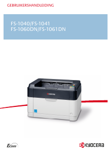 Handleiding Kyocera FS-1061DN Printer