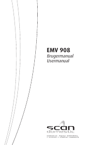 Handleiding Scandomestic EMV 908 Afzuigkap