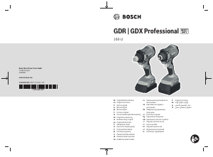 Manual Bosch GDR 180-LI Aparafusadora