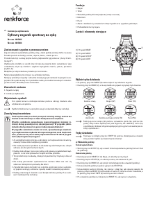 Instrukcja Renkforce 1007804 Zegarek sportowy