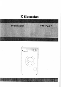 Bruksanvisning Electrolux EW1545F Tvättmaskin