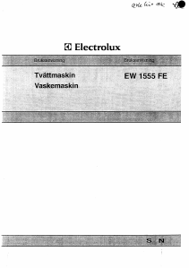 Bruksanvisning Electrolux EW1555FE Tvättmaskin