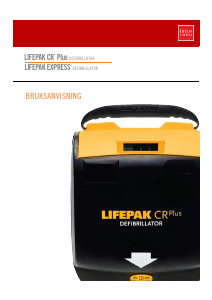 Bruksanvisning Physio Control Lifepak Express Hjärtstartare