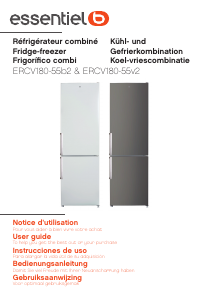 Bedienungsanleitung Essentiel B ERCV 180-55b2 Kühl-gefrierkombination