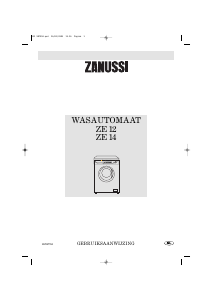 Handleiding Zanussi ZE 14 Wasmachine
