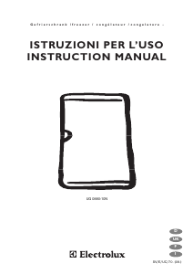 Manuale Electrolux UG088010N Congelatore