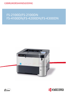 Handleiding Kyocera FS-2100DN Printer
