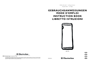 Manuale Electrolux ERC2723 Frigorifero