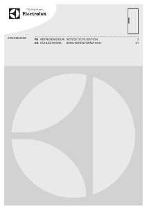 Mode d’emploi Electrolux ERC2398AOW Réfrigérateur