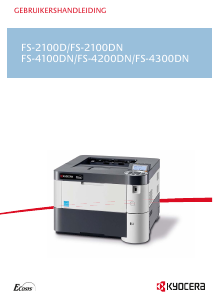 Handleiding Kyocera FS-4100DN Printer