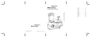 Manual Electrolux EFP4400 Robot de cozinha