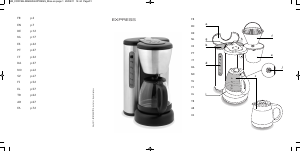 Bruksanvisning SEB CM431100 Express Kaffemaskin