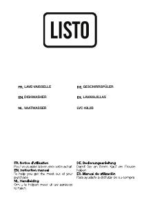 Handleiding Listo LVC 49-L2b Vaatwasser