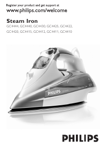 Manual Philips GC4422 Iron