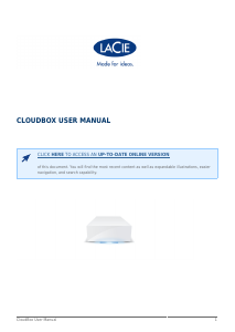 Manual LaCie CloudBox NAS