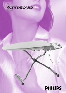 Manual Philips GC9080 Active-Board Ironing Board