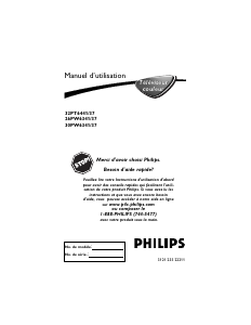 Mode d’emploi Philips 26PW6341 Téléviseur