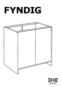 Manual IKEA FYNDIG Armário baixo