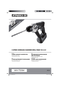 Manual Parkside PABH 18-Li A1 Impact Drill