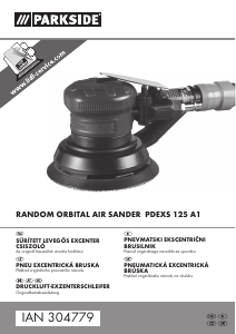 Manuál Parkside PDEXS 125 A1 Excentrická bruska