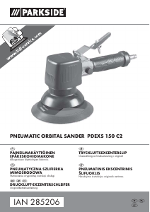 Instrukcja Parkside PDEXS 150 C2 Szlifierka mimośrodowa