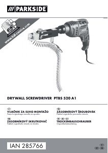 Bedienungsanleitung Parkside PTBS 520 A1 Schrauber