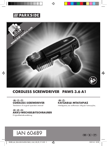 Manual Parkside IAN 60489 Screw Driver