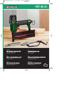 Handleiding Parkside PDT 40 A1 Tacker