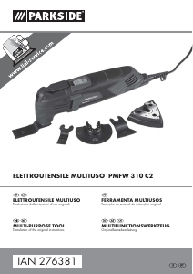 Parkside® - Utensile multifunzione PMFW 310 F4, con 5 accessori,  funzionamento elettrico (230 V) : : Fai da te