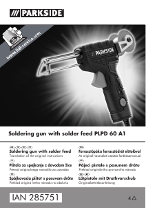 Handleiding Parkside PLPD 60 A1 Soldeerpistool