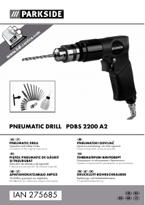 Priručnik Parkside PDBS 2200 A2 Bušilica