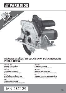 Manual de uso Parkside IAN 285129 Sierra circular