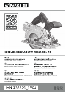 Manual Parkside IAN 326393 Circular Saw