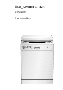 Manual AEG F40660IM Dishwasher