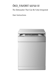 Manual AEG F50750VI Dishwasher