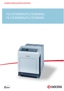 Handleiding Kyocera FS-C5350DN Printer