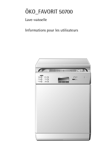 Mode d’emploi AEG F50700 Lave-vaisselle