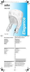 Bedienungsanleitung Braun HLH 20 Elegance Haartrockner