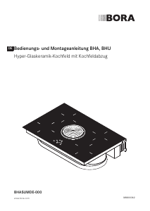 Bedienungsanleitung BORA BHA Kochfeld