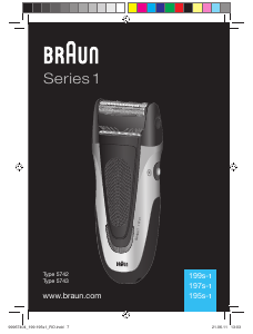 Manual Braun 197s-1 Aparat de ras